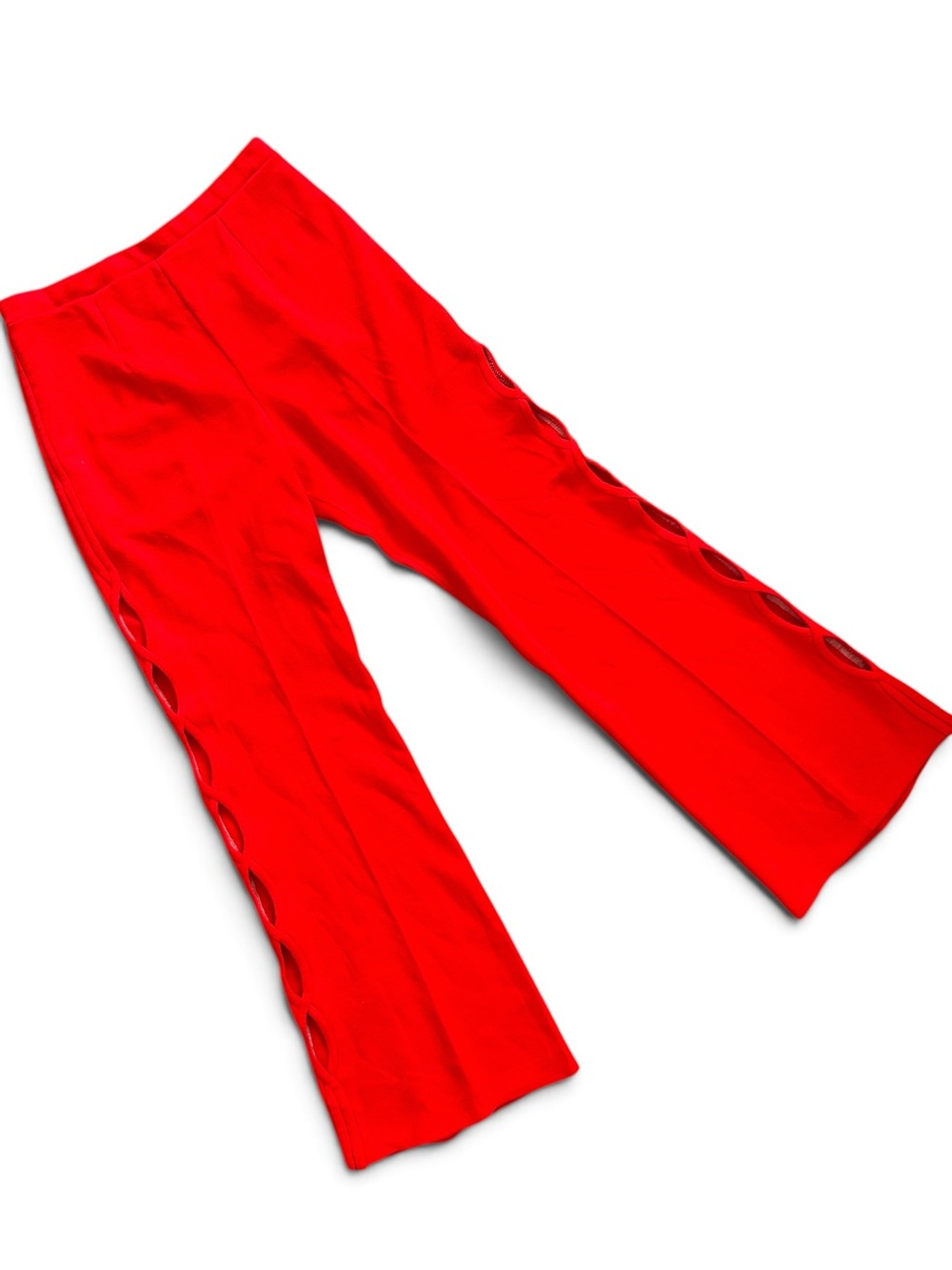 1970s Unisex Side Cutout Bellbottom Flares Matching Vest by SIR GAL 27-32” x 30”